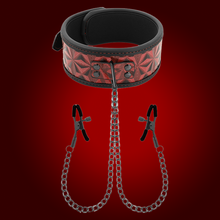 Load image into Gallery viewer, BEGME RED EDITION NECKLACE WITH CHAINS AND NIPPLES