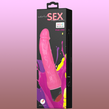 Load image into Gallery viewer, COLORFUL SEX REALISTIC VIBRATOR PINK 24 CM