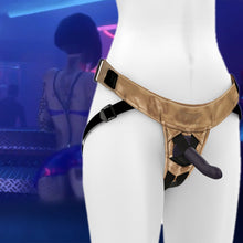 Load image into Gallery viewer, FANTASY HARNESS BRONZE S/M + DUMAN MYSTIC DILDO L
