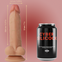 Load image into Gallery viewer, JUDE REALISTIC SOFT LIQUID DILDO 18CM