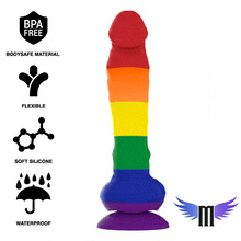 Load image into Gallery viewer, MYTHOLOGY COREY PRIDE DILDO L