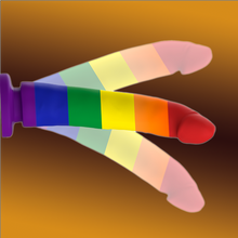 Load image into Gallery viewer, MYTHOLOGY DEVON PRIDE DILDO