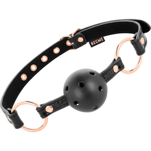 Load image into Gallery viewer, BEGME BLACK EDITION BALL GAG VEGAN LEATHER