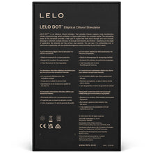 Load image into Gallery viewer, LELO DOT CLITORAL STIMULATOR