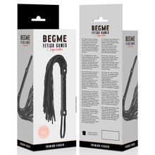 Load image into Gallery viewer, BEGME BLACK EDITION VEGAN LEATHER FLOGGER
