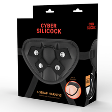 Load image into Gallery viewer, CYBER SILICOCK STRAP-ON HARNESS

